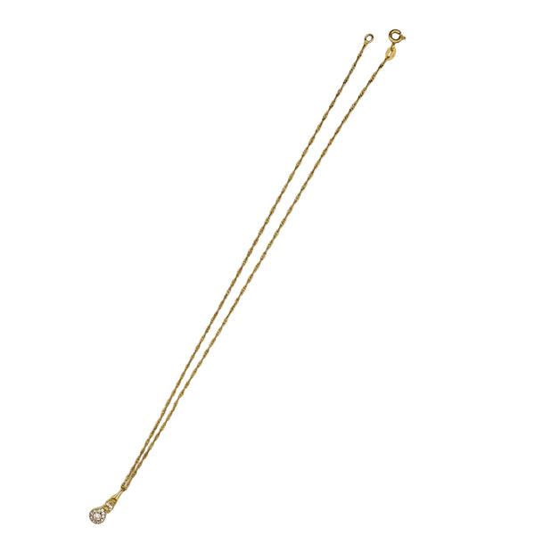 Collier Princesse Torsadé en Or Jaune 18k