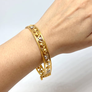 Bracelet Jonc en Or Jaune 21K