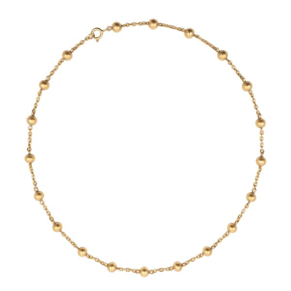 Collier Ras du Cou en Or Jaune 18k