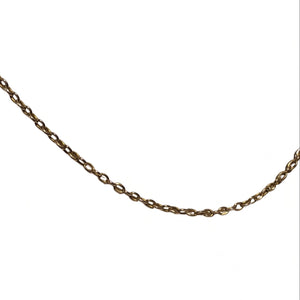Collier Ras du Cou Forçat en Or Jaune 18k