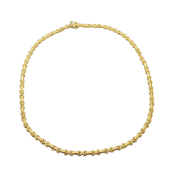 Collier Ras du Cou en Or Jaune 18k