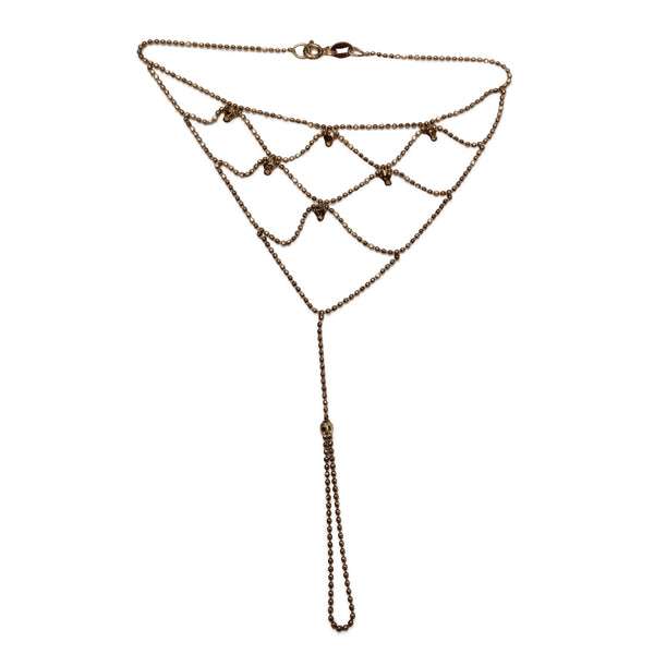 Bracelet main en or jaune 18 K