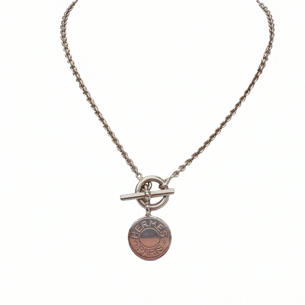 Collier en argent 925 Hermès Paris avec certificat d'authenticité