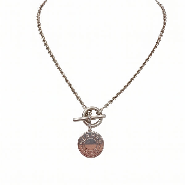 Collier en argent 925 Hermès Paris avec certificat d'authenticité
