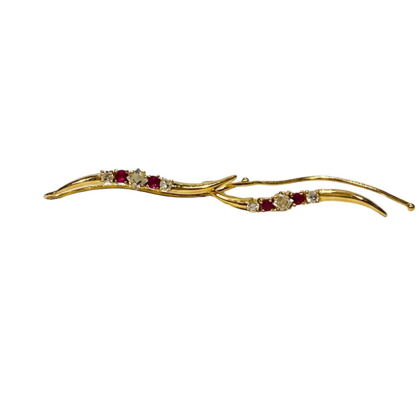 Boucles d'Oreilles Clou Or Jaune 18 Carats