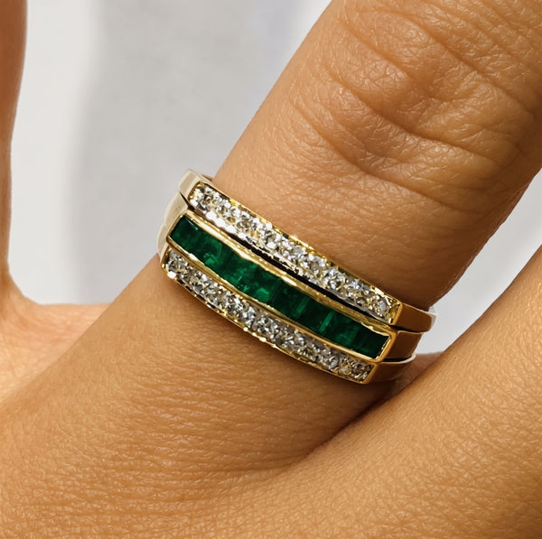 Bague Interchangeable en Or Jaune 18k Taille 53