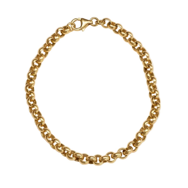 Bracelet Maillon en Or Jaune 18k
