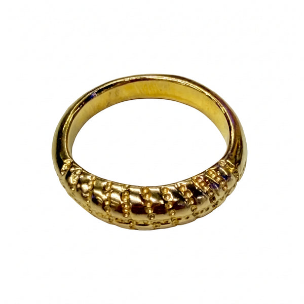 Bague en Or Jaune 18K Taille : 55
