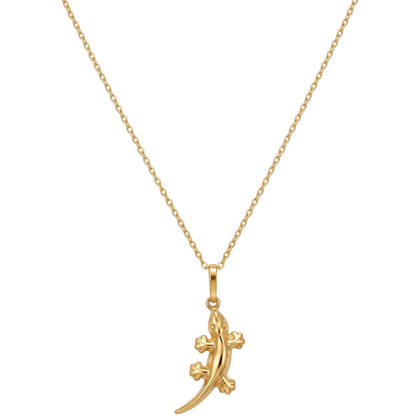 Collier Chaîne Margouillat Or Jaune 18K avec Pendentif