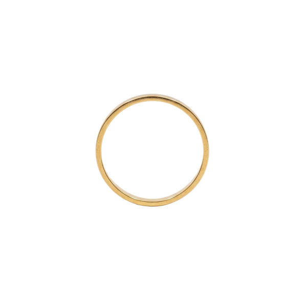 Alliance en Or Jaune 18k - Taille  60