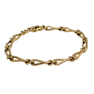 Bracelet Figaro en Or Jaune 18k