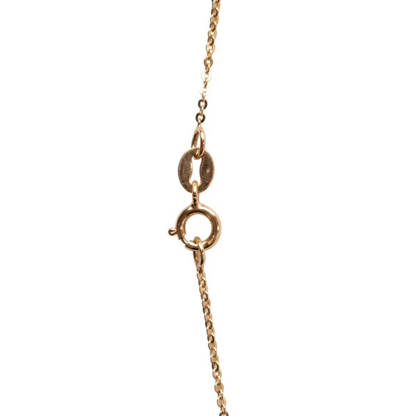 Collier Princesse en Or Jaune 18k avec Pendentif