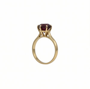 Bagues en Or Jaune Empierrées Solitaire 18k Taille : 54