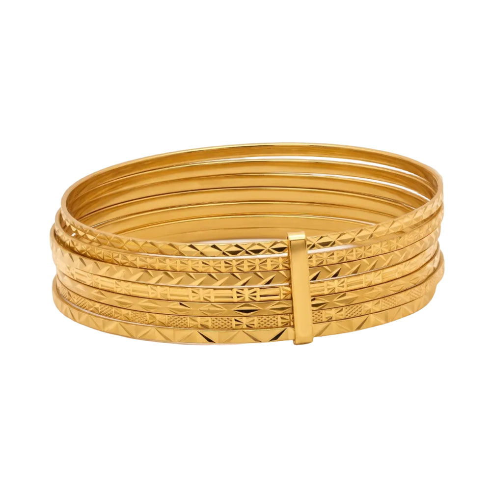 Bracelet Jonc en Or Jaune 18k