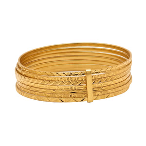 Bracelet Jonc en Or Jaune 18k