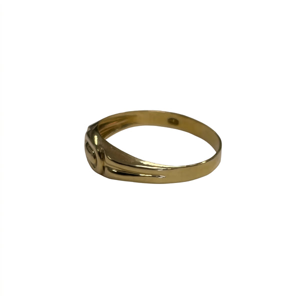 Chevalière en Or Jaune 18k - Taille 52