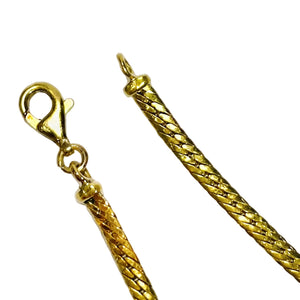 Bracelet Maillon Anglais en Or Jaune 18k
