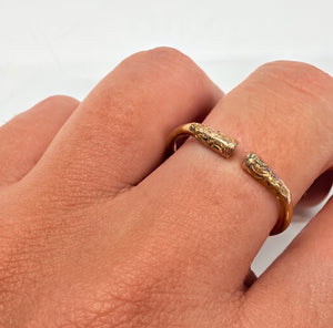 Bague Jonc en Or Jaune 18K Taille 56