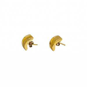 Boucles d'Oreilles Clou en Or Jaune 18K