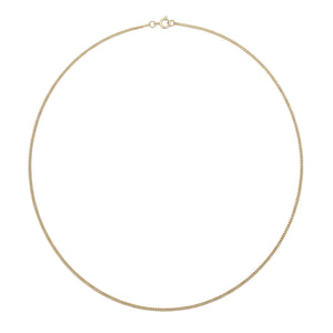 Collier Princesse Gourmette en Or Jaune 18k