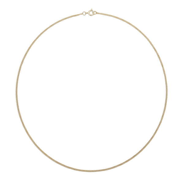 Collier Princesse Gourmette en Or Jaune 18k
