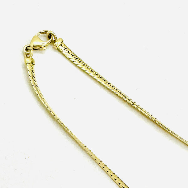 Collier Or avec Saphir et Diamants