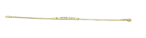 Bracelet or avec oxydes
