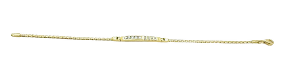Bracelet or avec oxydes