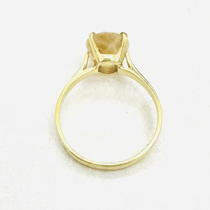 Bague Citrine en Or Jaune