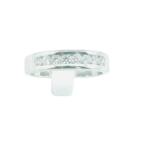 Bague Or Blanc et Diamants