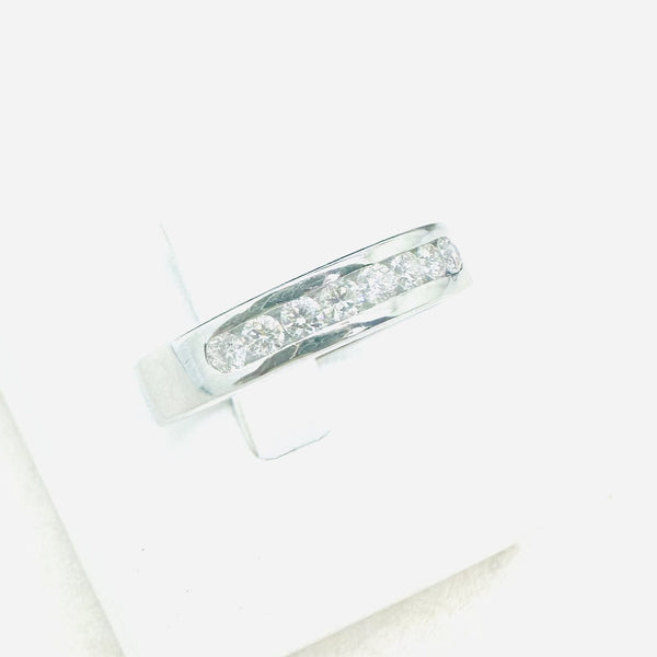 Bague Or Blanc et Diamants