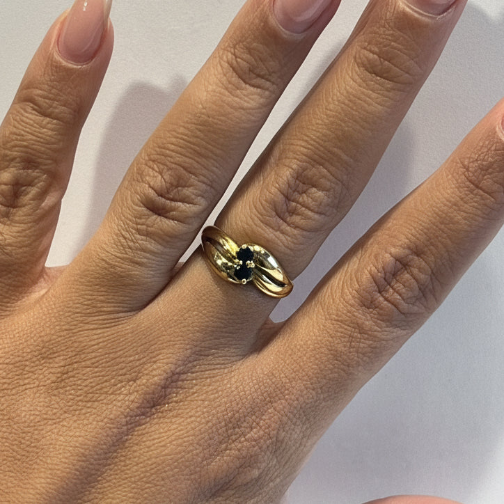 Bagues Topaze Or Jaune 18K - 2.25Grs - T54