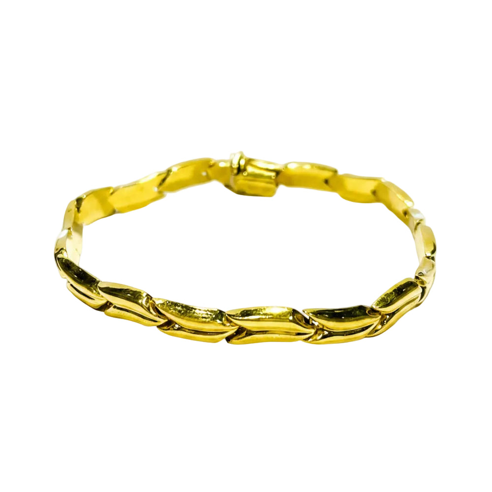 Bracelet Maillon Or Jaune 18 K - 11.22 G