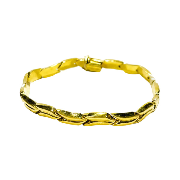 Bracelet Maillon Or Jaune 18 K - 11.22 G