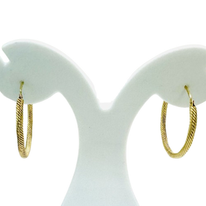 Créoles en or jaune