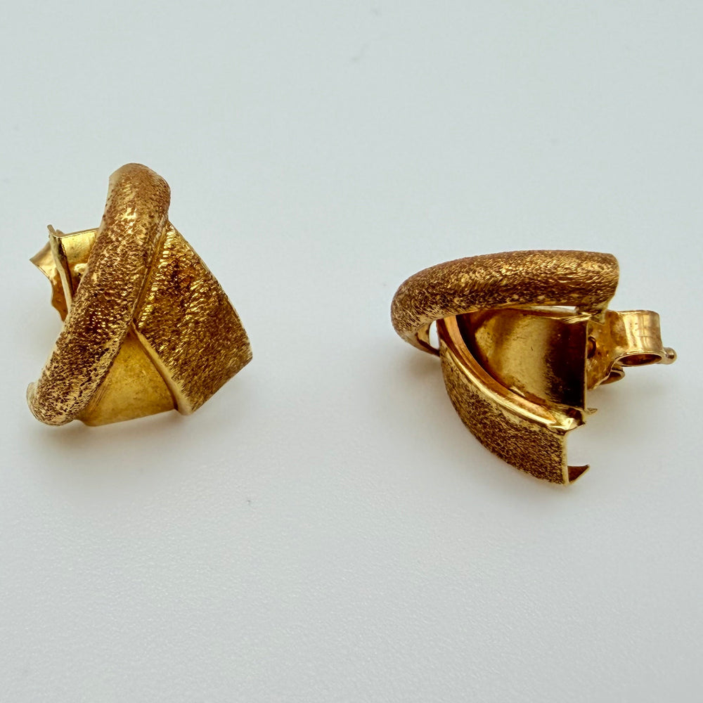 Boucles d'oreilles en Or jaune 18K - 1.42g