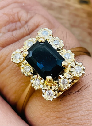 Bague en Or Jaune 18K - Taille 52