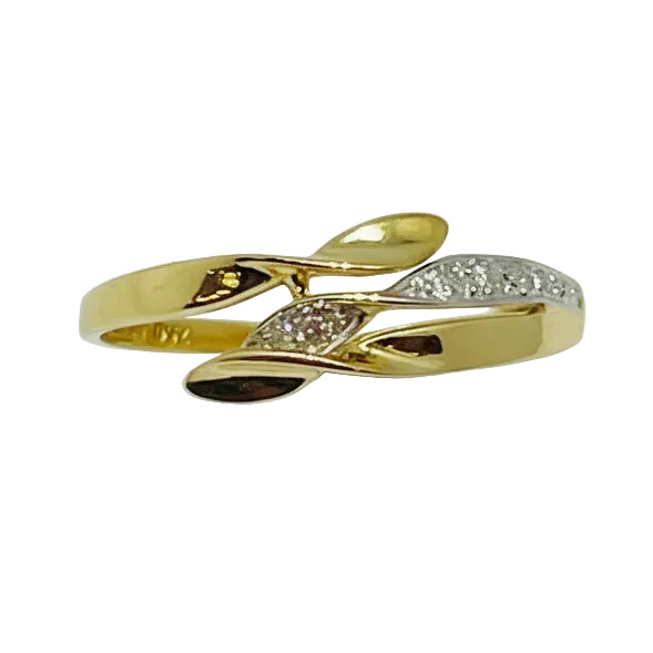 Bague Torsadée en Or Jaune 18k - 1.47 G