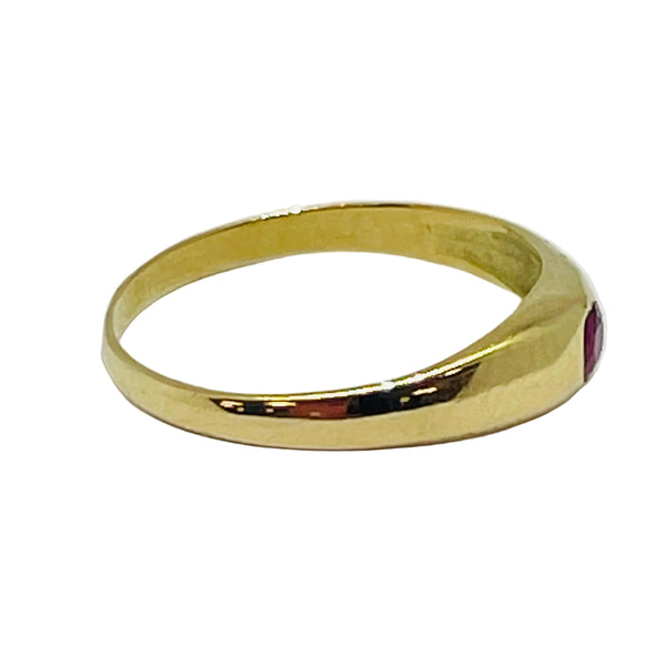 Chevalière en or jaune 18k - 1.22 G