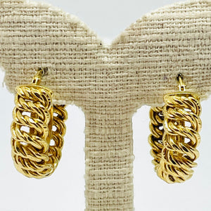 Boucles d'oreilles en Or Jaune 18K - 7.24 Grs