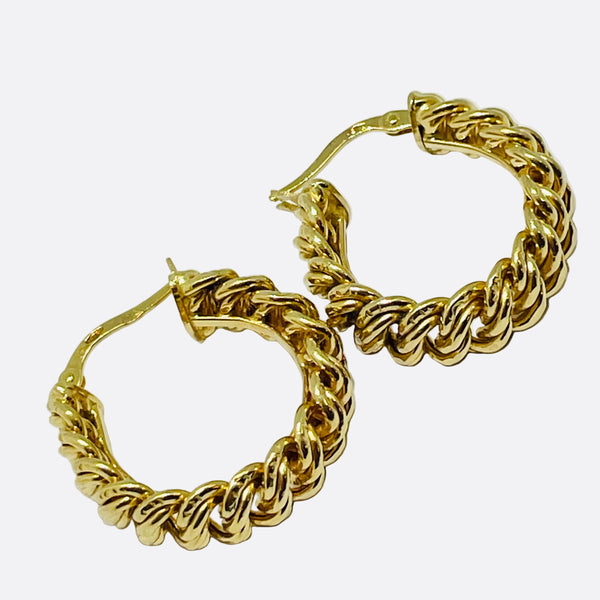 Boucles d'oreilles en Or Jaune 18K - 7.24 Grs