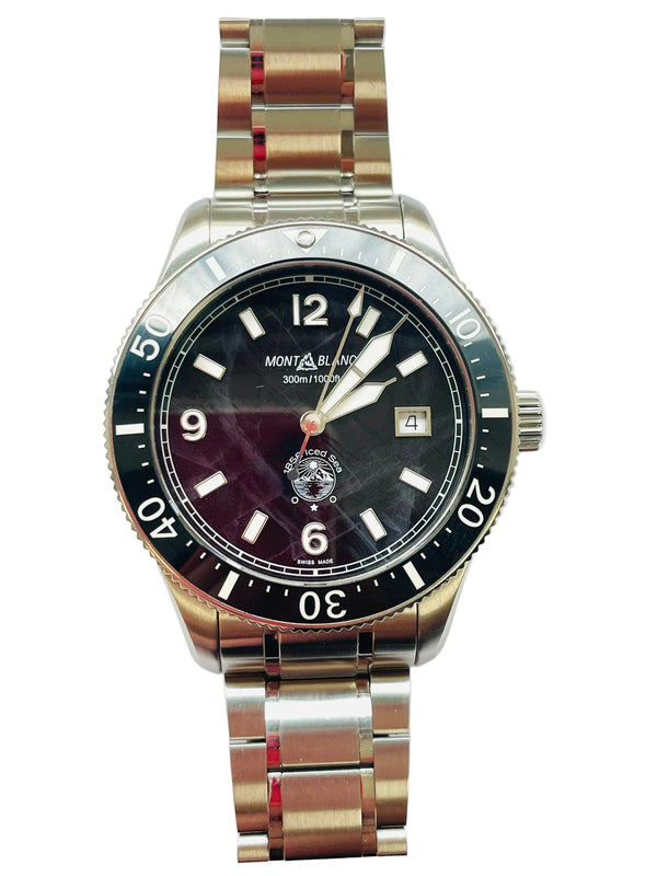 Montre Montblanc 1858 Iced Sea Automatique Date MB129371