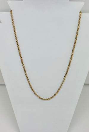 Collier Sautoir Jaseron Or Jaune 750