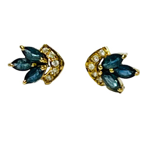 Boucles d'oreilles Clou en Or Jaune 18K