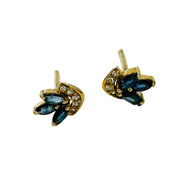 Boucles d'oreilles Clou en Or Jaune 18K