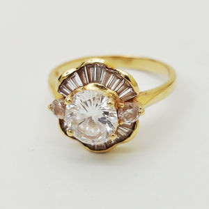 Bague en or jaune 18k - 4.92 G