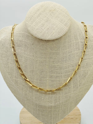 Collier Matinée Or Jaune 18 K Maille Cheval