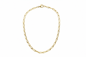 Collier Matinée Or Jaune 18 K Maille Cheval
