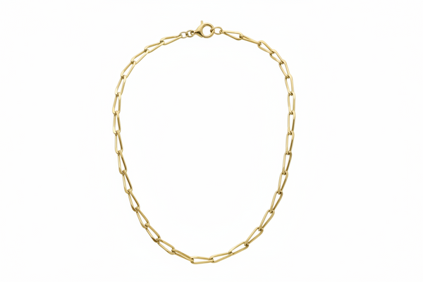 Collier Matinée Or Jaune 18 K Maille Cheval