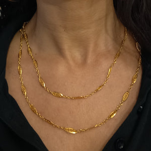 Collier Sautoir en Or Jaune 18k